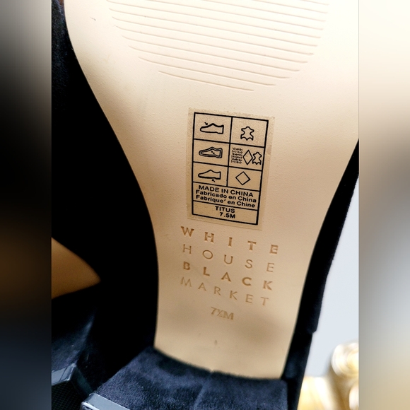 White House Black Market Women's Ankle Boots Suede Leather Embroidered US 7.5 - Picture 11 of 13